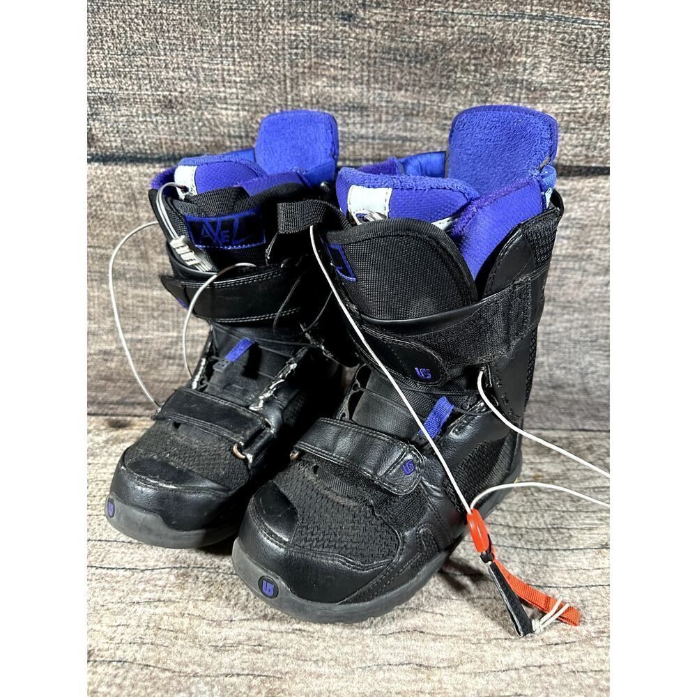 BURTON Axel Imprint 1 One Boa Snowboard Boots Black Women's Size 6